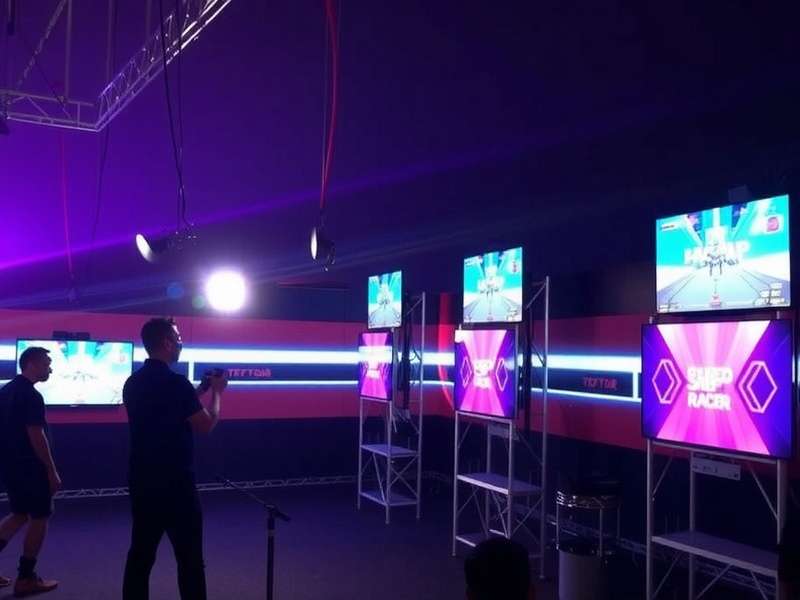 Zip Speed Racer - City Tour Mumbai Zip Speed Racer City Tour event in Mumbai with players competing on big screens