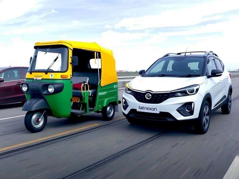 Zip Speed Racer - Indian vehicles collection Collection of vehicles in Zip Speed Racer including auto-rickshaw and Tata Nexon